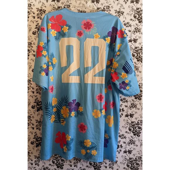 NWT Sugar Land Space Cowboys MILB Promo '22 Hawaiian Jersey Button Down Shirt XL - Picture 3 of 8